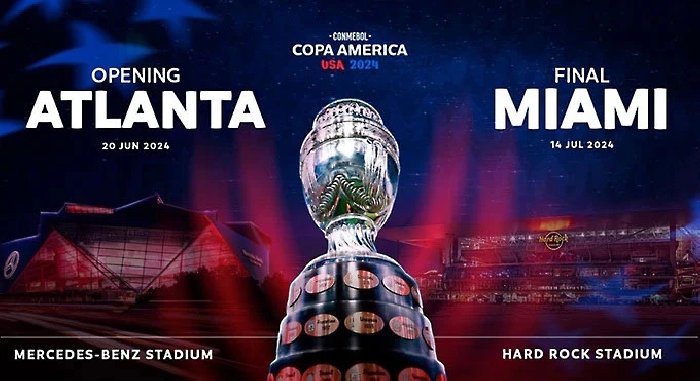 Bốc thăm chia bảng Copa America 2024: Argentina và Brazil cùng gặp khó