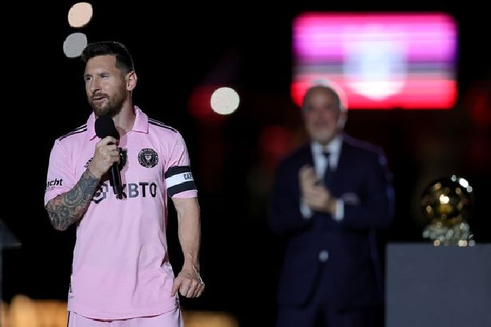 Inter Miami tổ chức lễ tôn vinh: Messi nói lời xúc động